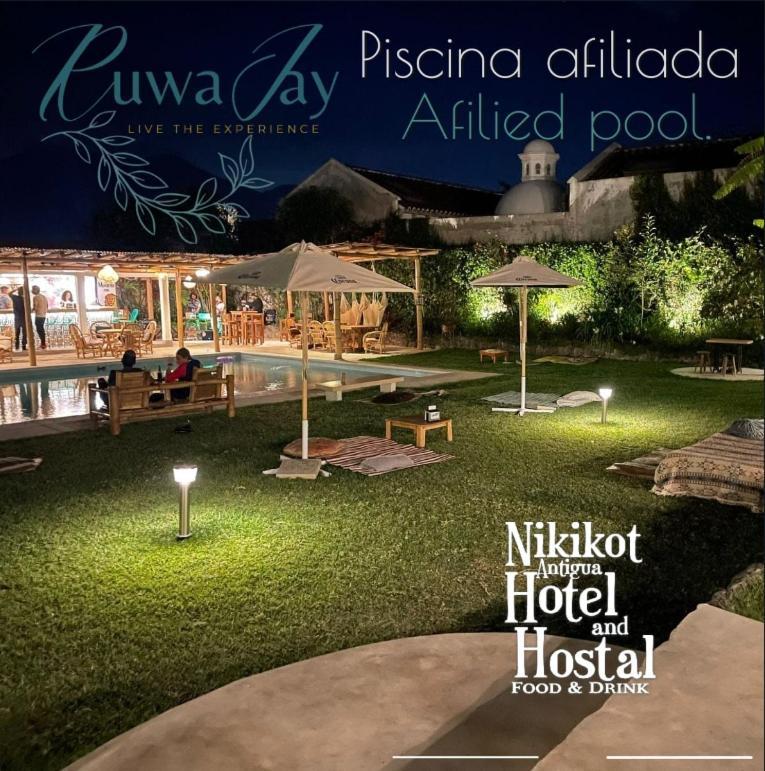 Nikikot Hostel & Hotel Antigua Exteriör bild